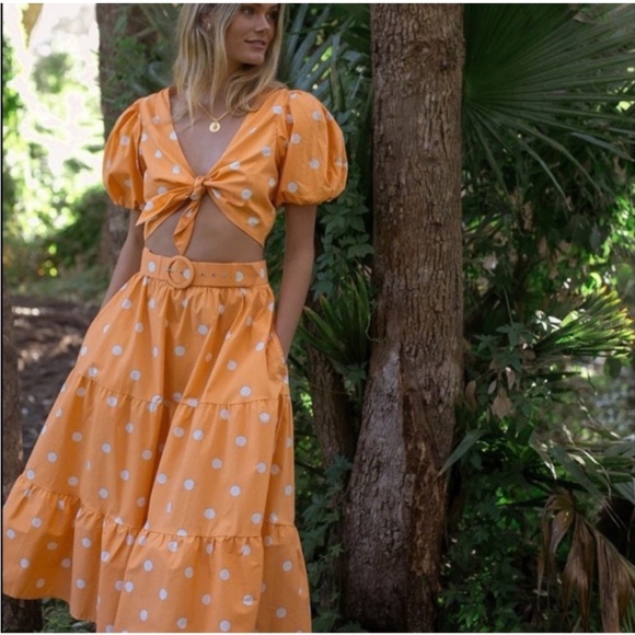 For love and Lemons Auburn Polka Dot Set - Picture 2 of 8